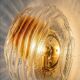 1970 Mazzega pair of vintage Murano wall lights