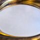 Victorian English Round Grand Mirror – Gilded Wood & Bevelled Glass