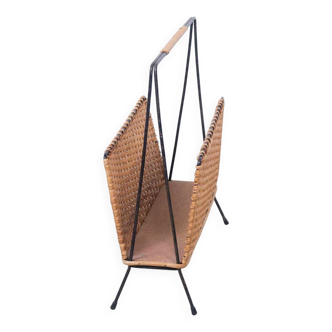 Rattan Magazine Holder
