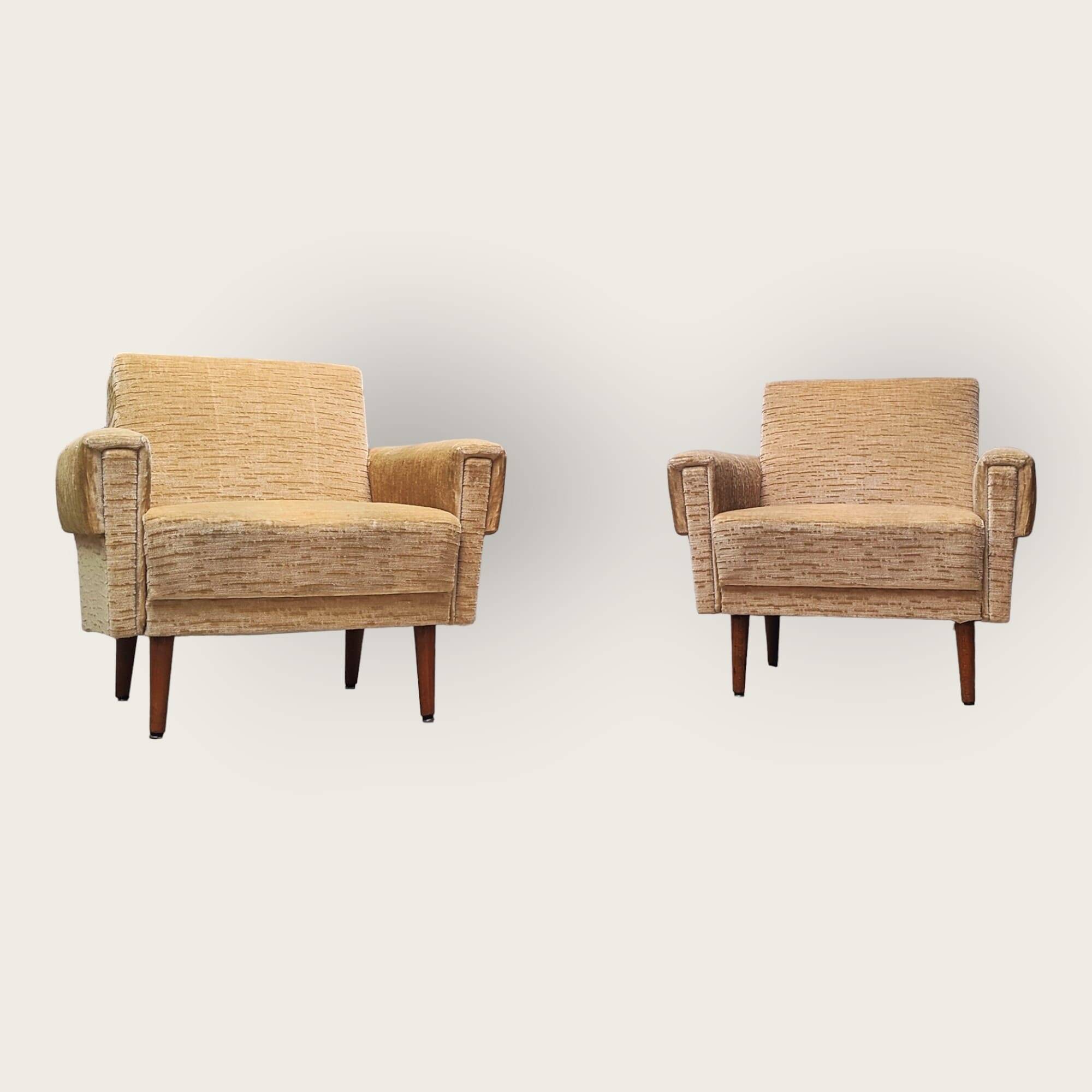 Twee Mid Century fauteuils