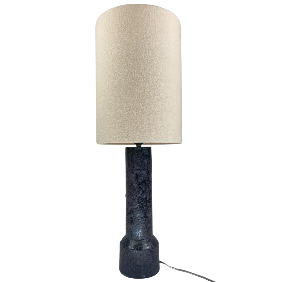 Dutch ceramic fat lava table lamp by Pieter Groeneveld 1960s