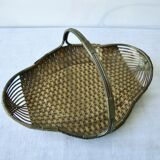 Brass basket or fruit basket