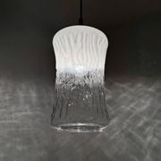 Murano Targetti Sankey glass pendant light from the 70s