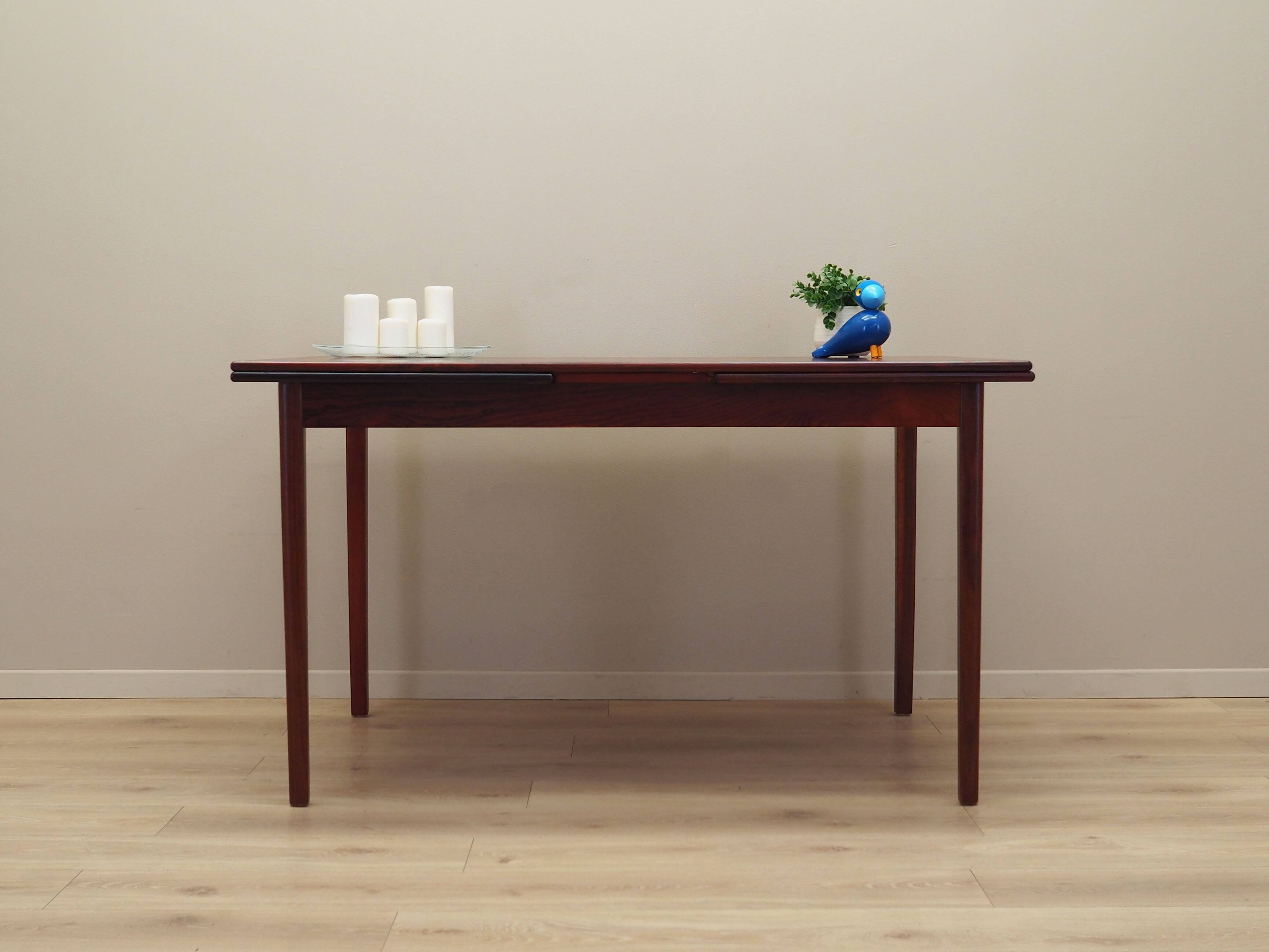 Rosewood table, Danish design, 1970s, production: Denmark