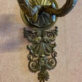 Paire d'appliques en bronze doré, 2 feux, de style Restauration.