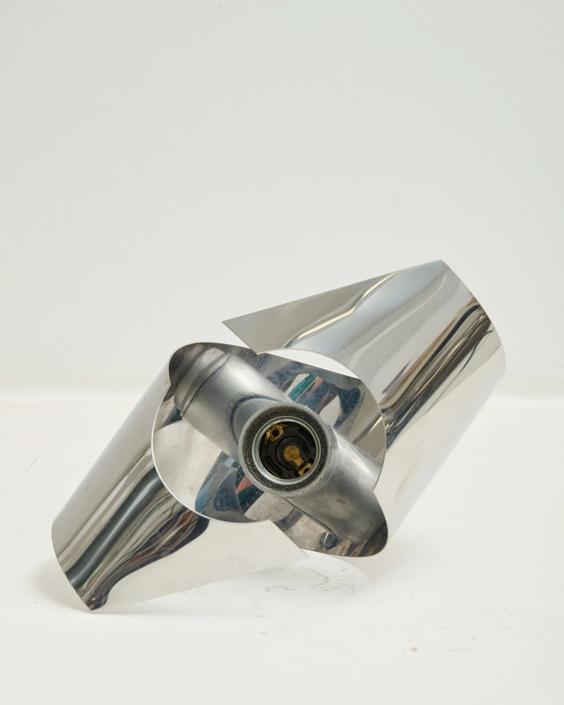 Pair of chrome wall lights, Space Age, 1970-1980