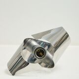 Pair of chrome wall lights, Space Age, 1970-1980