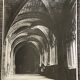 Photograph black and white silver print circa 1970 vaulted church