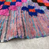 Colorful moroccan rug - 79 x 263 cm