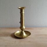 Candlestick in gilt bronze