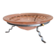 Large Art Deco bowl on a metal stand