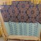 Pair of vintage gold velvet armchairs - excellent condition