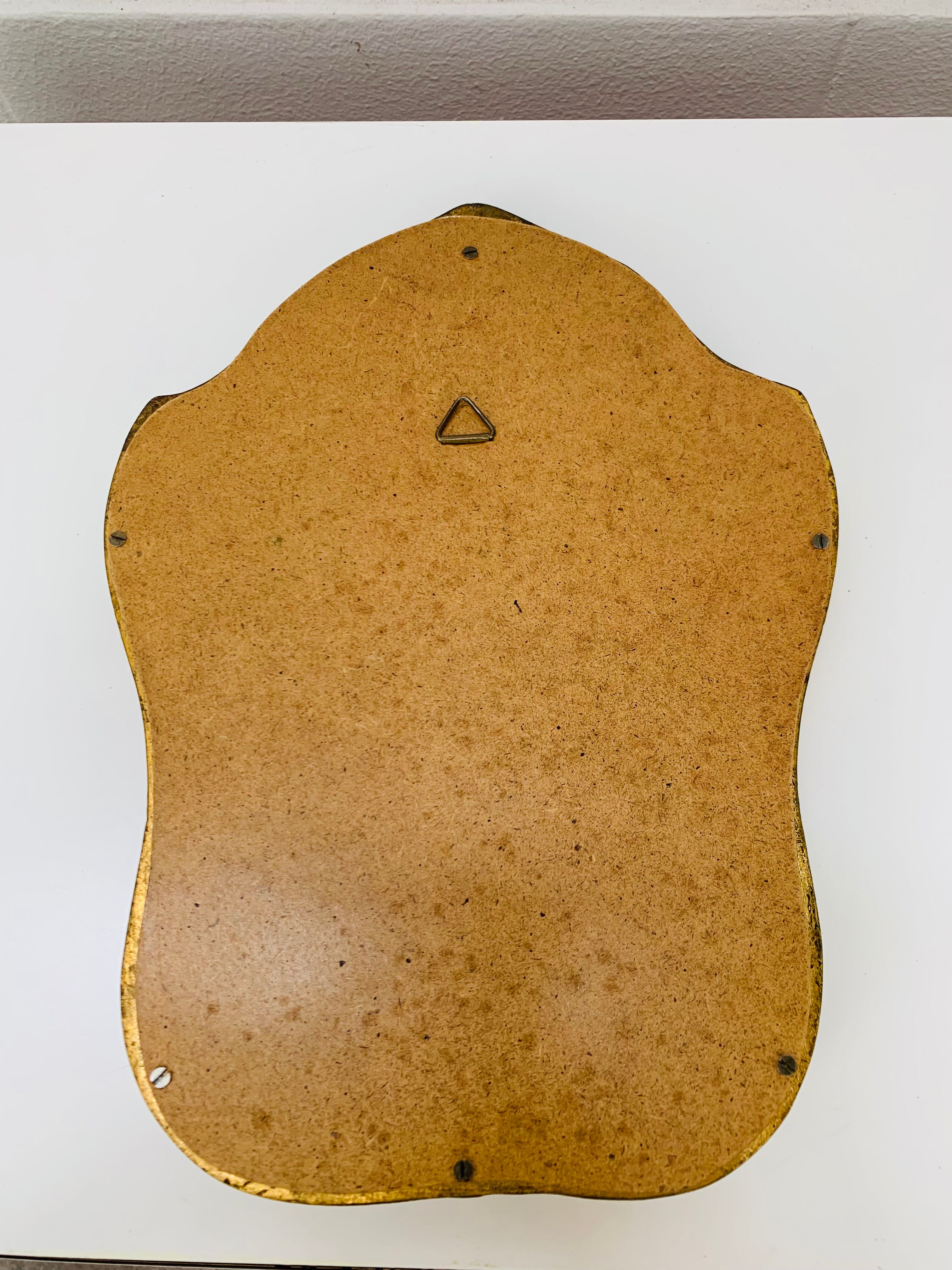 Vintage gilded wood mirror in classic style