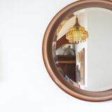 Mid Century Round Ceramic/Earthenware Designer Mirror