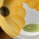 Sunflower dessert plates - Italian ceramic