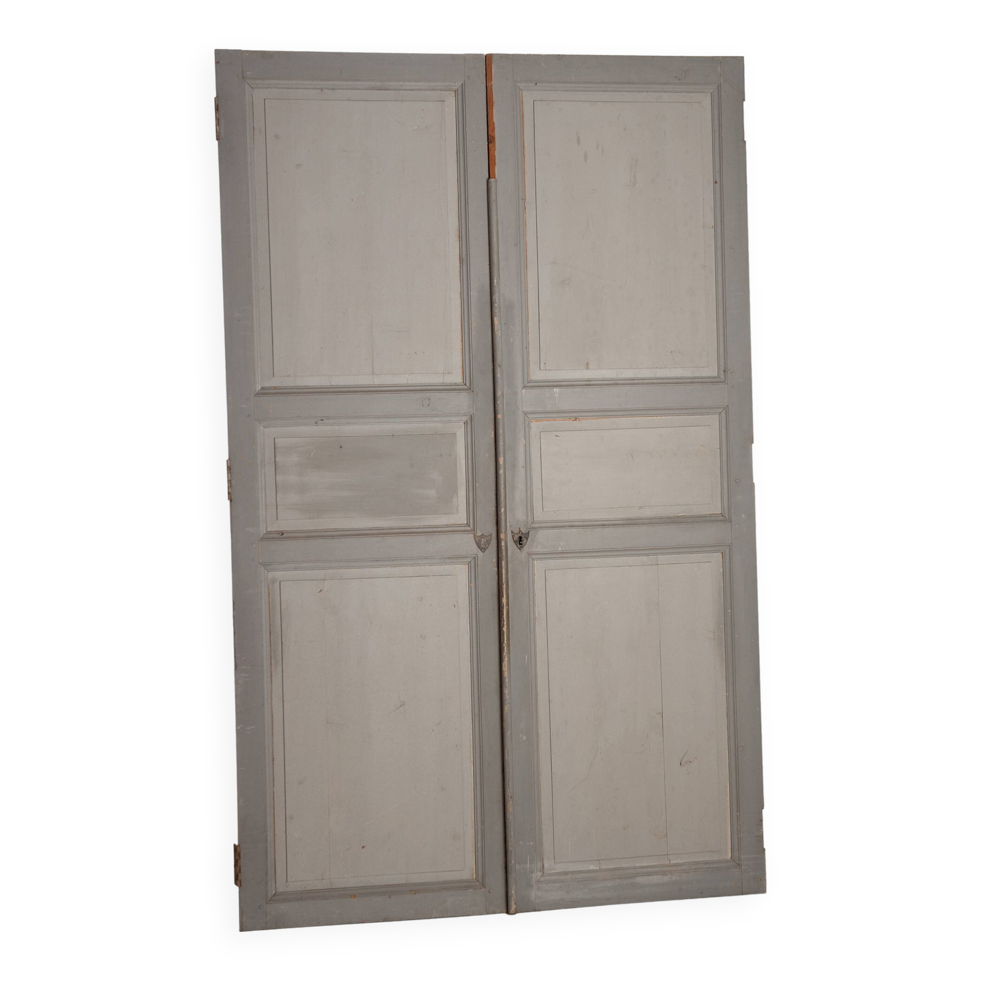 Double leaf interior door in late 18th century fir