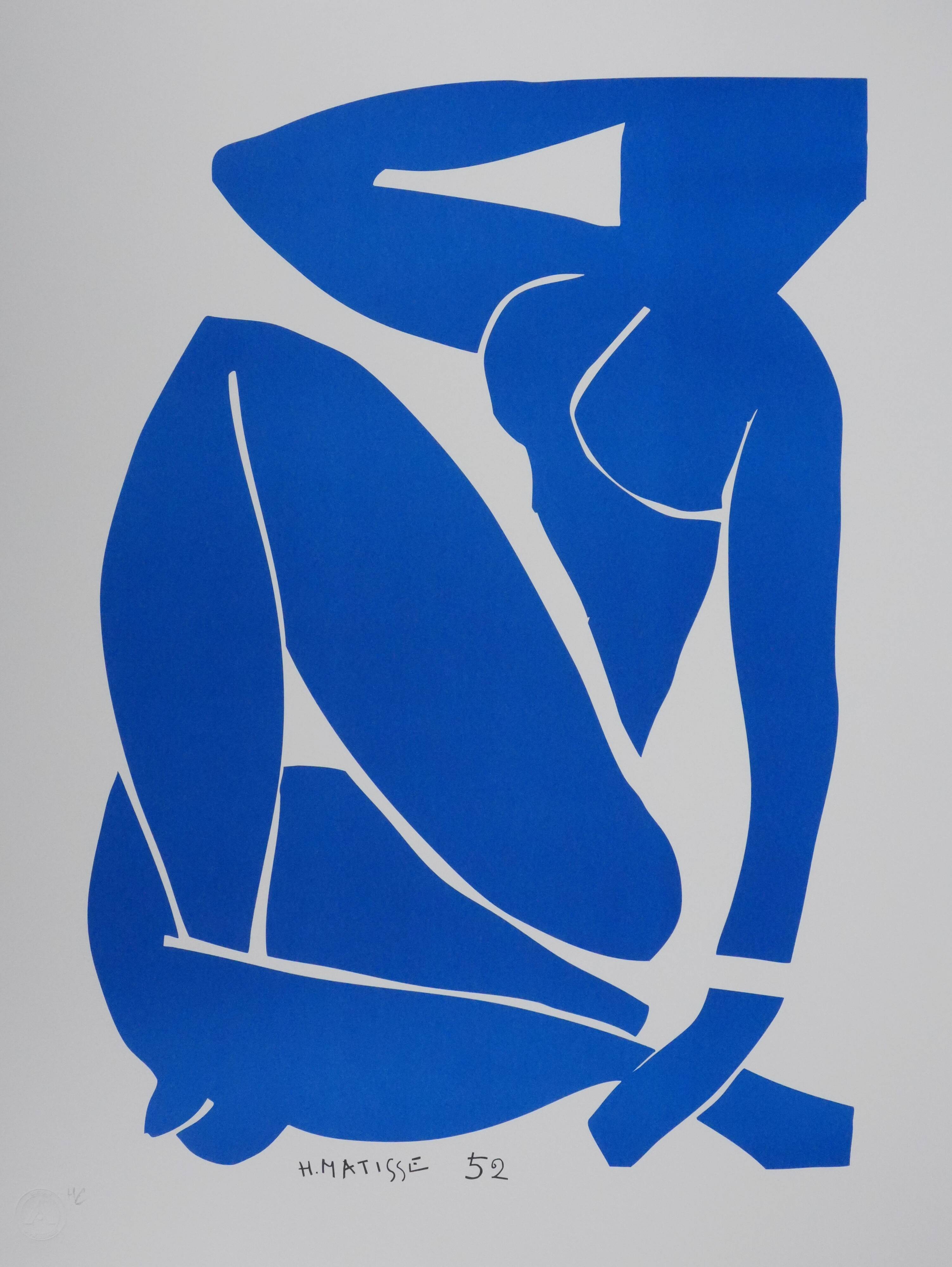 Henri Matisse: Blue Nude I, signed lithograph