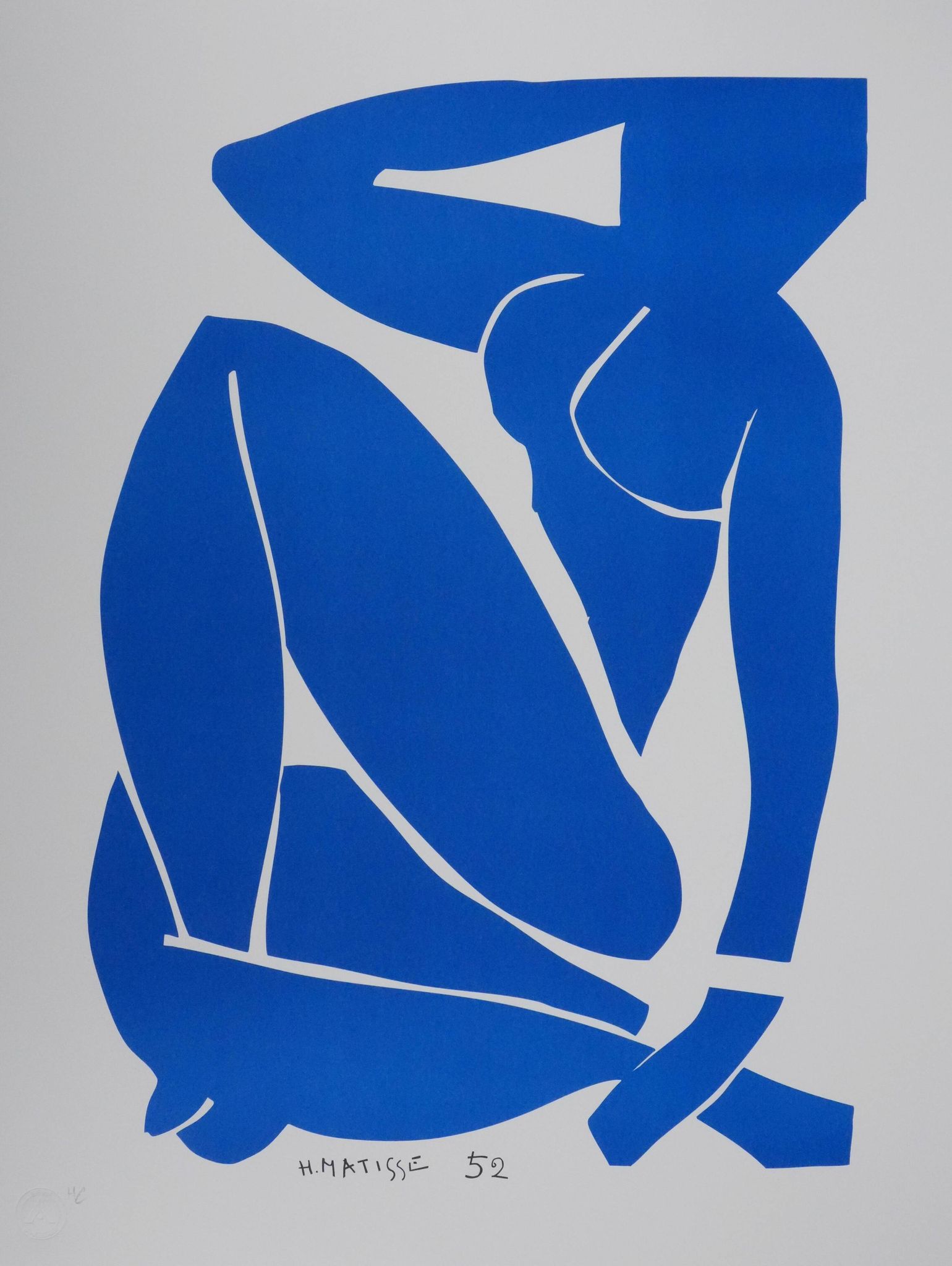 Henri Matisse: Blue Nude I, signed lithograph