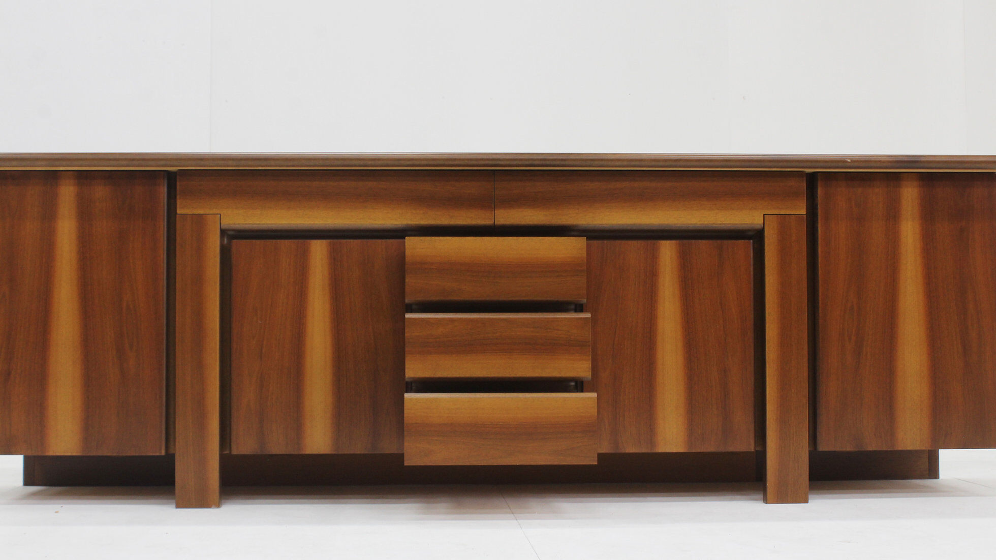 Vintage Italian walnut sideboard 1960s