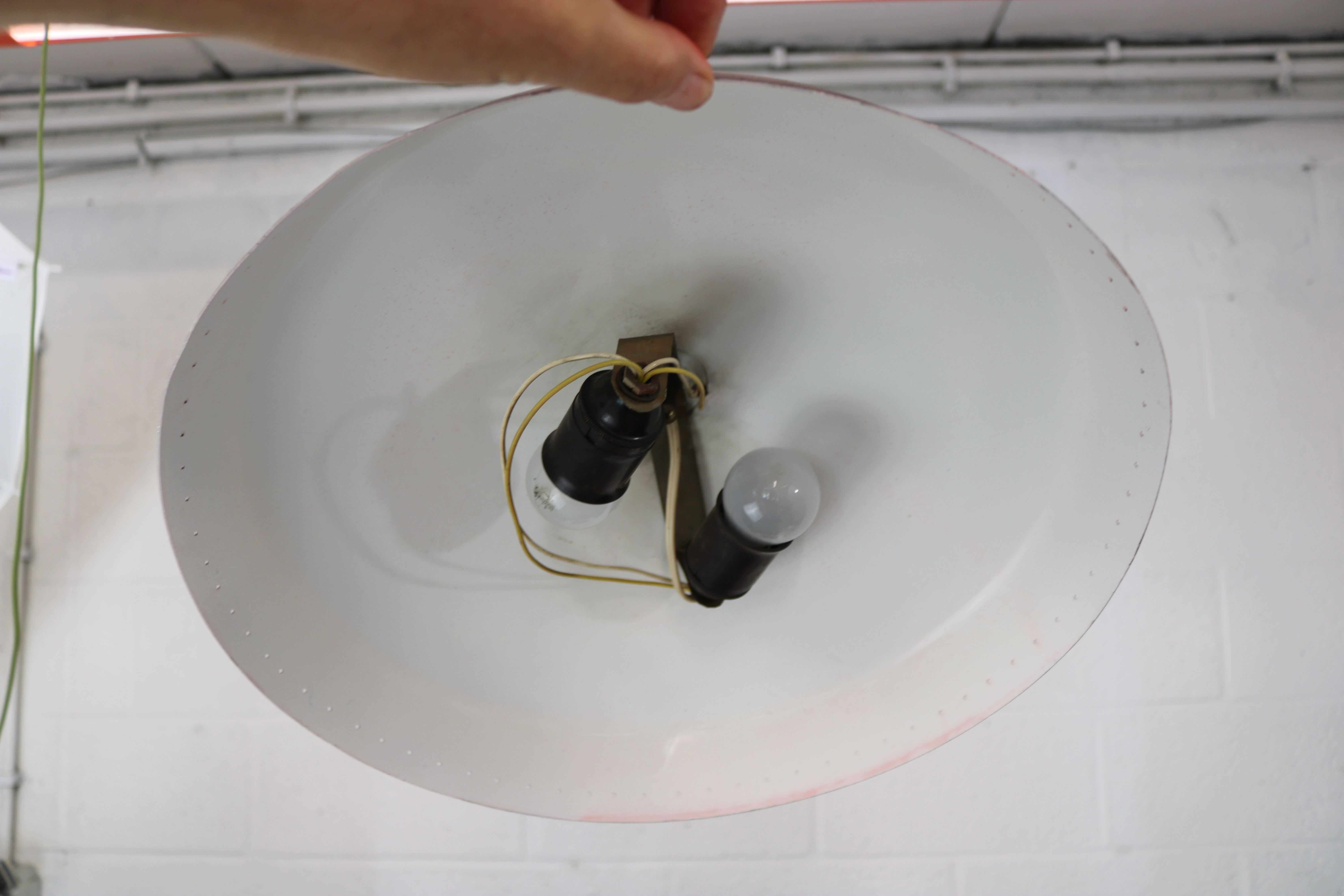 Old Swedish design hanging lamp  ***  Sweden 1960 - Stylish lighting