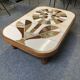 Table basse céramique Roger Capron shogun fleur