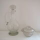 Lot of an old wine or liqueur glass decanter