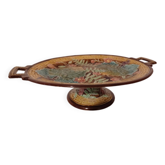 19th century fruit dish, Choisy le Roi ceramics
