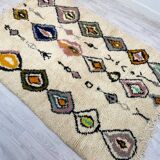 Handmade Moroccan Berber carpet 220 x 150 CM