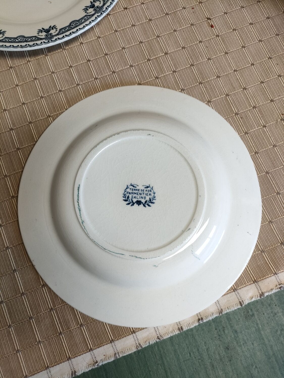 Flat plates iron earth parmentier salines