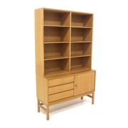 Bibliothèque scandinave en chêne "MTP", Marian Grabinski, IKEA, Suède