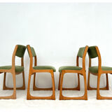 Set of 4 Self sled chairs