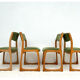 Set of 4 Self sled chairs