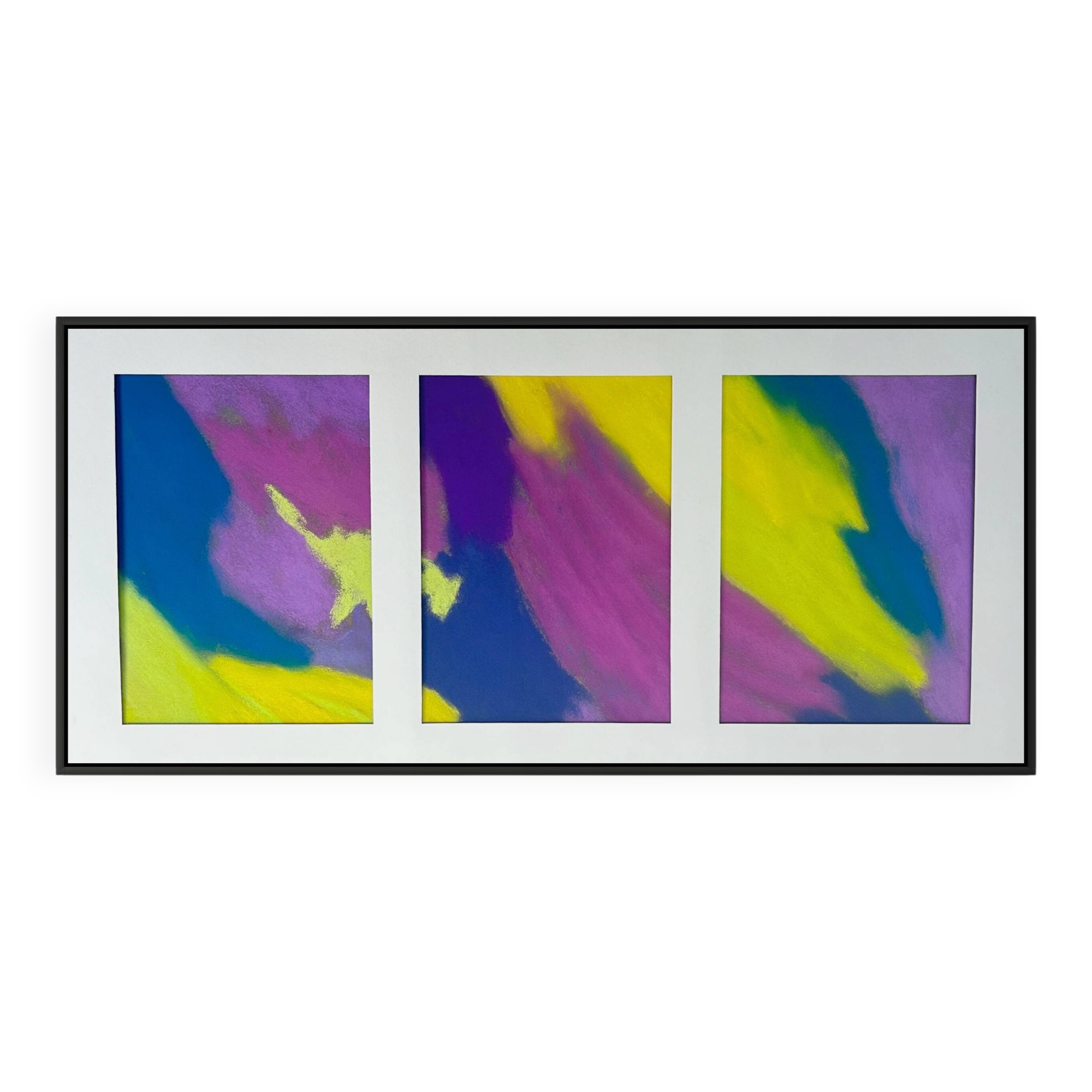 Pastel drawing 'Vetro Colorato', by Atelier Cléophée