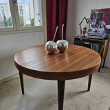 Scandinavian teak table with double butterfly extension 2 m by 1 m 20