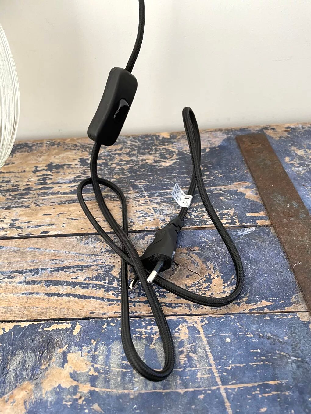 Set of two vintage industrial walkmen made of prismatic glass