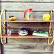 Rattan “arc” shelf