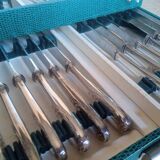 48-piece vintage silver-plated cutlery set