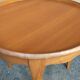 Art Deco style solid wood gueridon coffee table