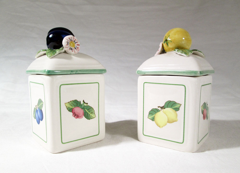 Villeroy and Boch jam jars