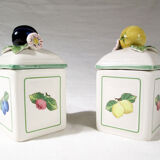 Villeroy and Boch jam jars