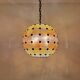 Suspension boule en verre coloré, 1960