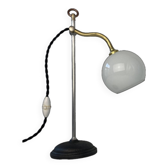Old up and down lamp & vintage opaline