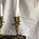 Pair of candlesticks in chiseled bronze and gilded 19th century France