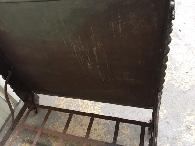 Napoleon III bed late 19th century cast iron and metal