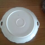 Refreshing porcelain pie dish, Limoges Jean Pouyat