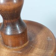 Support à fleurs en bois tourné vintage