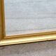 Miroir de cheminée en bois et stuc doré