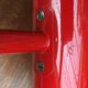 Mid-century minimalist red wall lamp, set of 2.