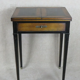 Modern style writing table, the top opening to 2 side shelves