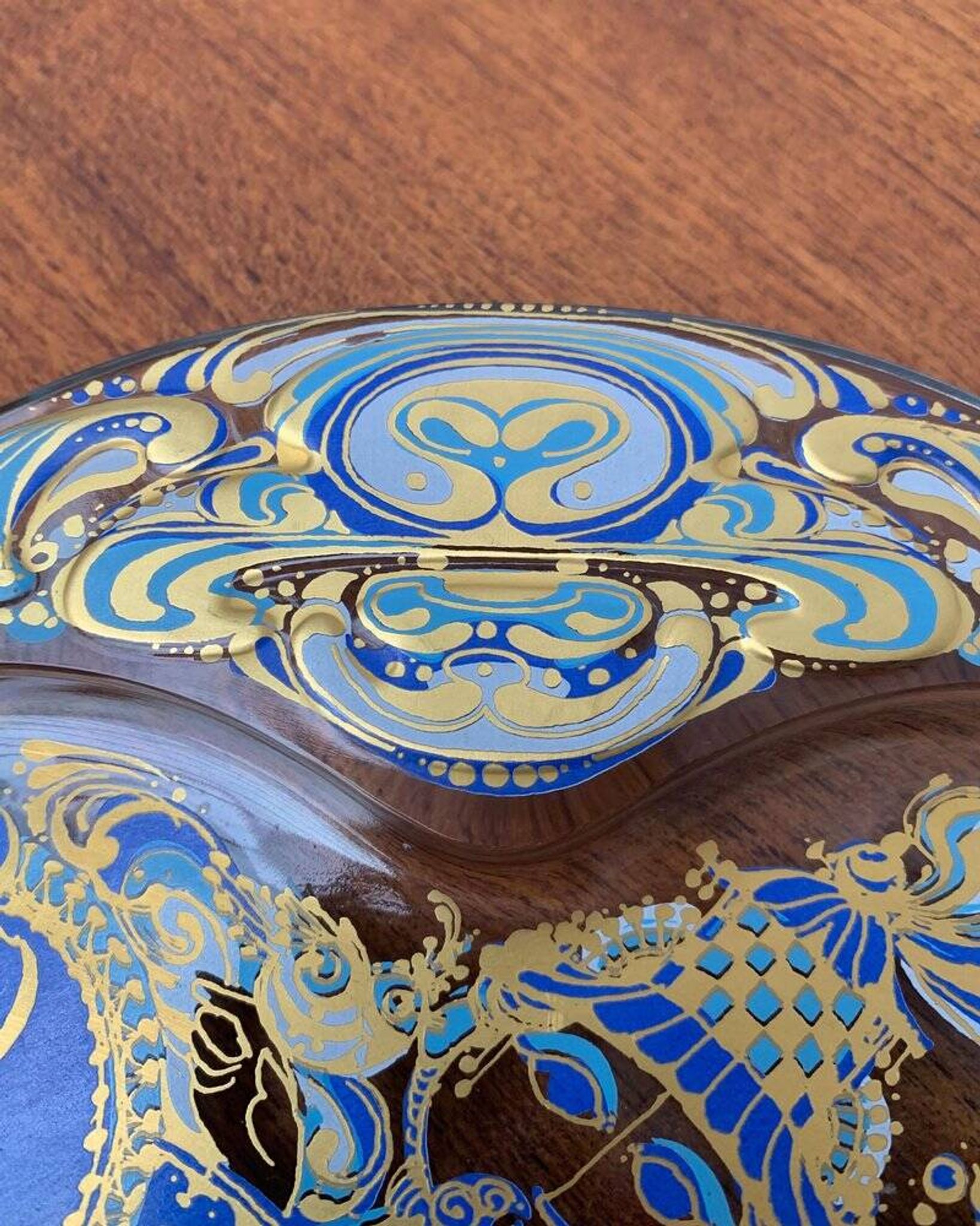 Limited edition German vintage Christmas wall plate by Bjørn Wiinblad for Rosenthal, 1978